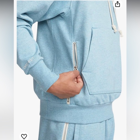 Nike Standard Issue Men's Dri-FIT Pullover Basketball Hoodie (DQ5818-494) Size M - Picture 5 of 12